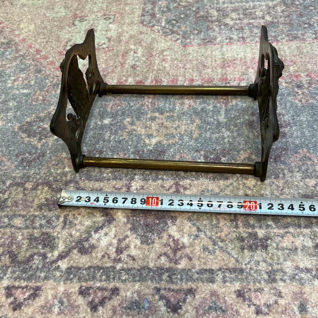 アンティーク　ブックエンド　伸縮