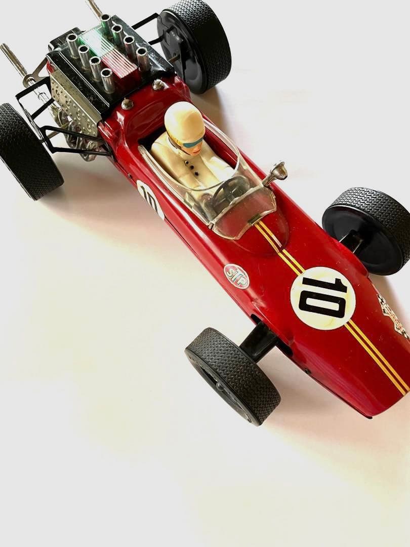 超レトロ　バンダイ　ブリキ　レーシングカー　STP