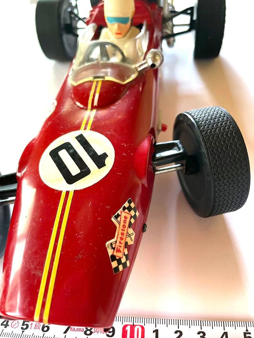 超レトロ　バンダイ　ブリキ　レーシングカー　STP