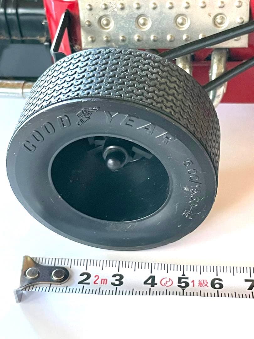 超レトロ　バンダイ　ブリキ　レーシングカー　STP