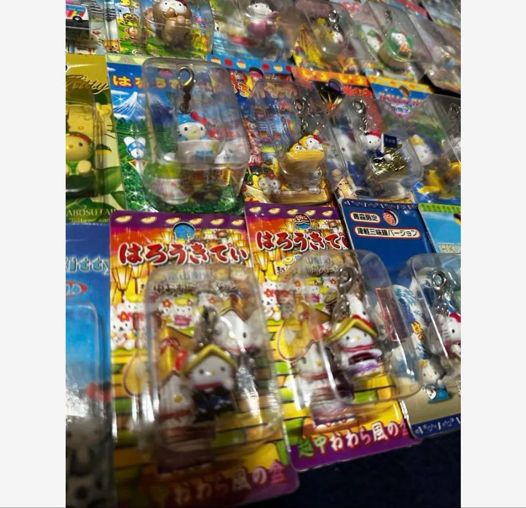 ハローキティ　根付　ストラップ　レア　まとめ売り 80個以上