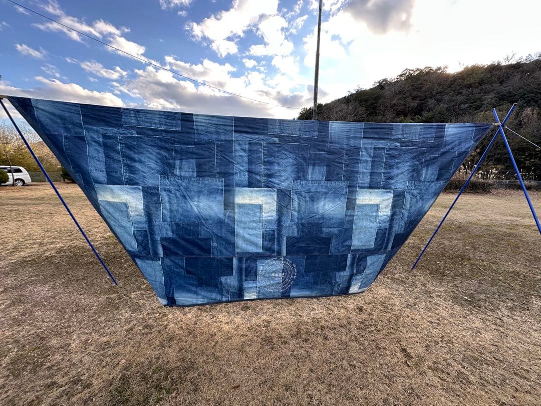 コールマン　XPヘキサタープMDX インディゴ デニム柄