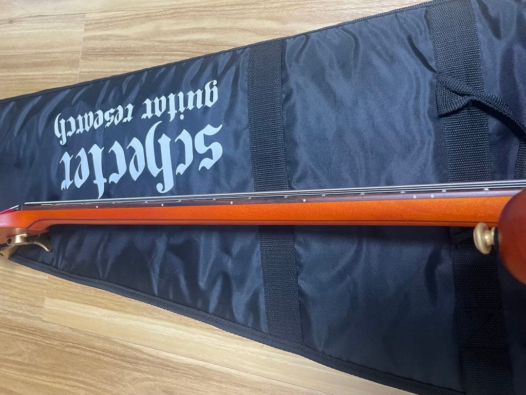 Scherer エレキベース 4弦 ブラウン ギグバッグ付き