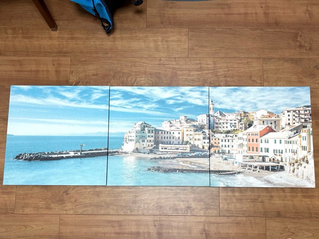 海岸沿いの風景画