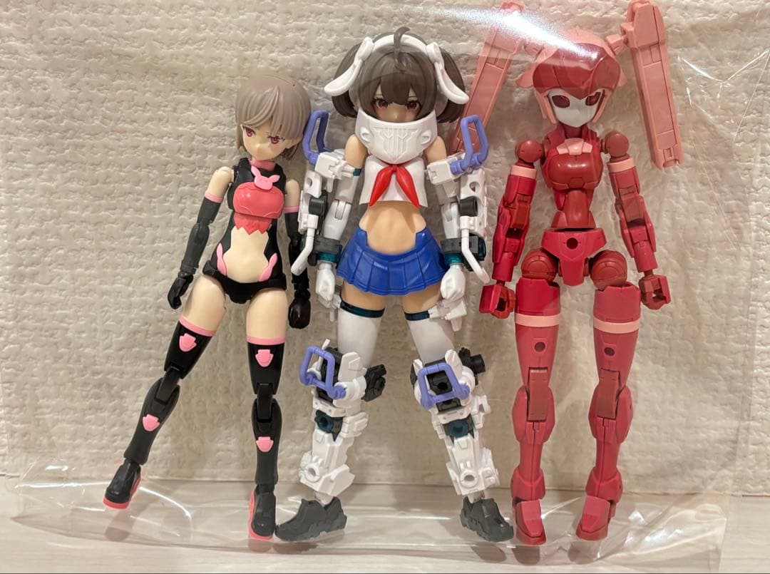 ③ジャンクプラモデル 美プラ系・アルカナディア　シャルメド カドプラ 御坂美琴他