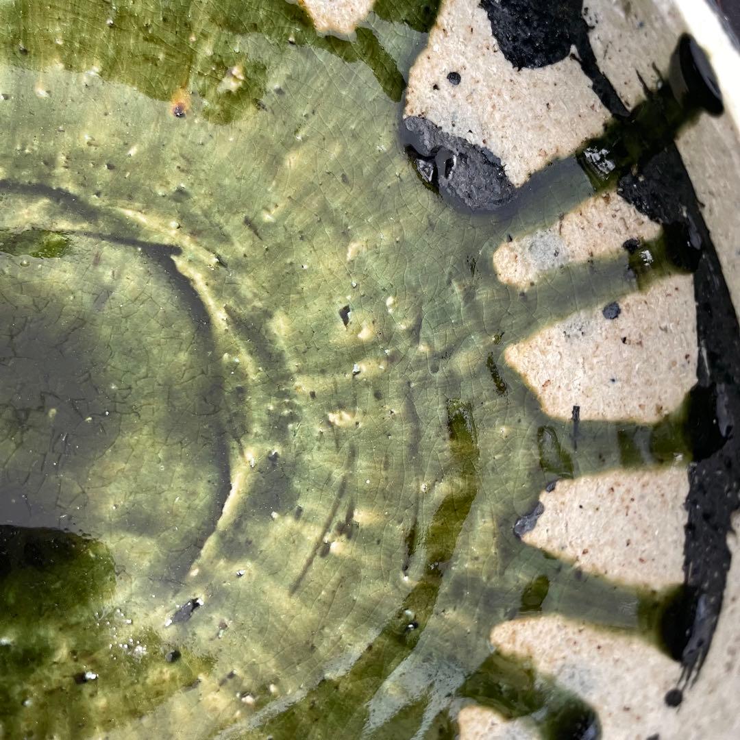 作家もの　橋口暢広作　織部大鉢