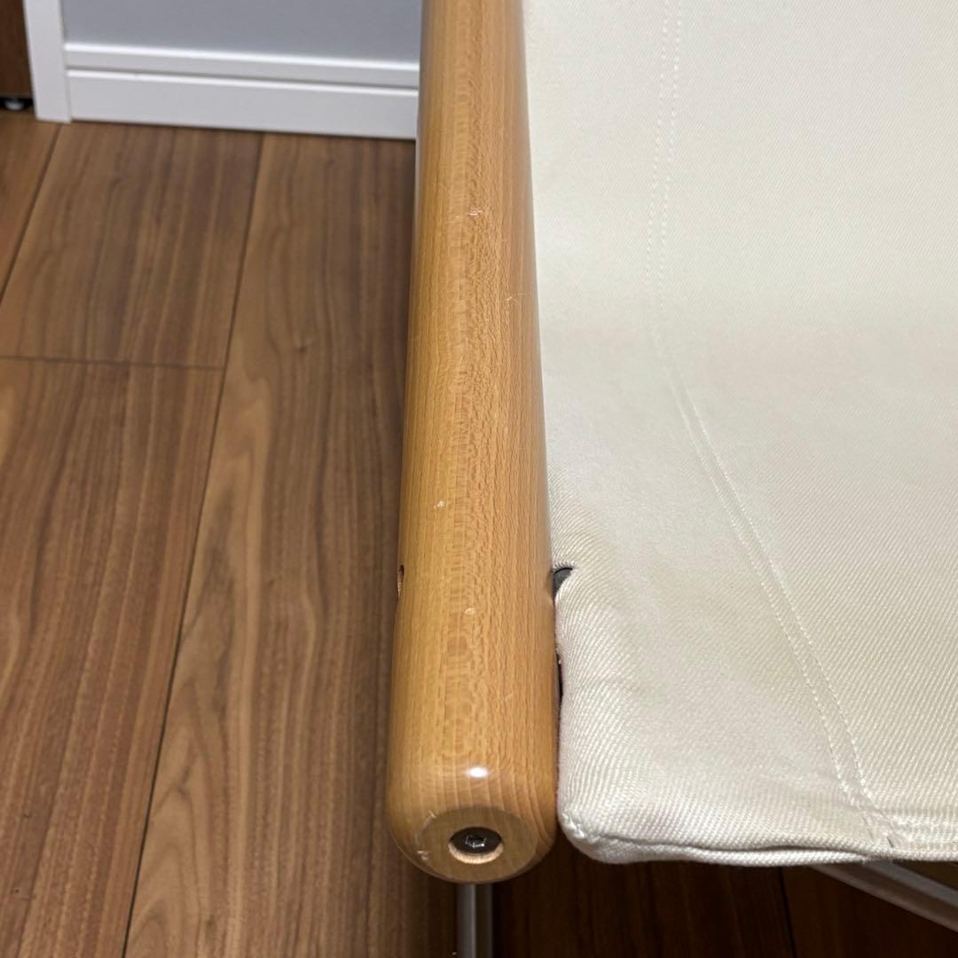 Nychair X ニーチェアX ホワイト ナチュラル 折りたたみ椅子