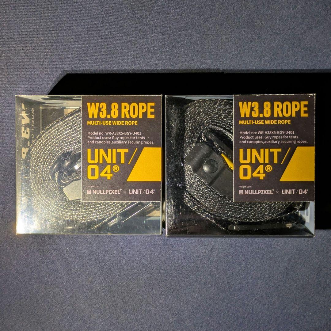 完売品 NULL PIXEL × UNIT/04 W3.8 ROPE 2本セット