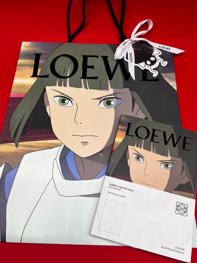 LOEWE ❣️千と千尋の神隠し 　　　　ショッパー＆ノート