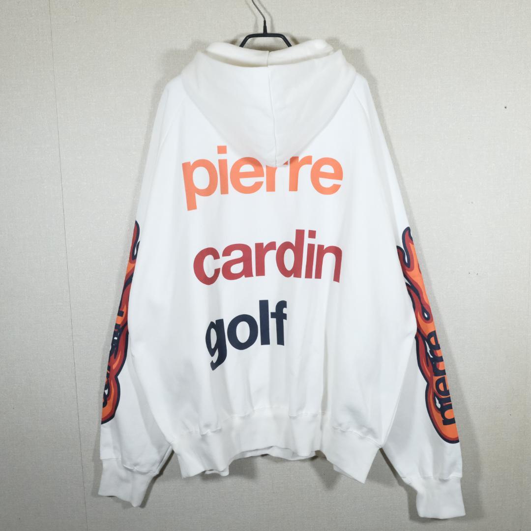 pierre cardin golf fire ゴルフ パーカー ホワイト XL