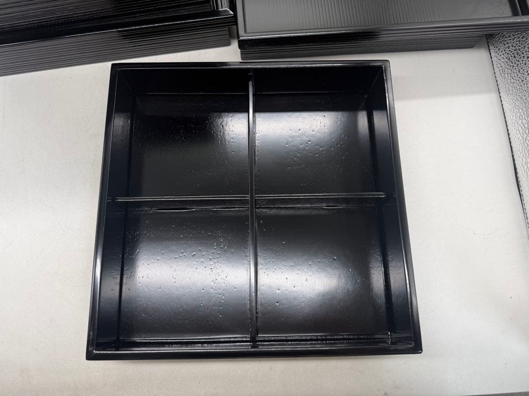 輪島塗 松花堂弁当5客　蒔絵　四つ切　木製 懐石料理251221