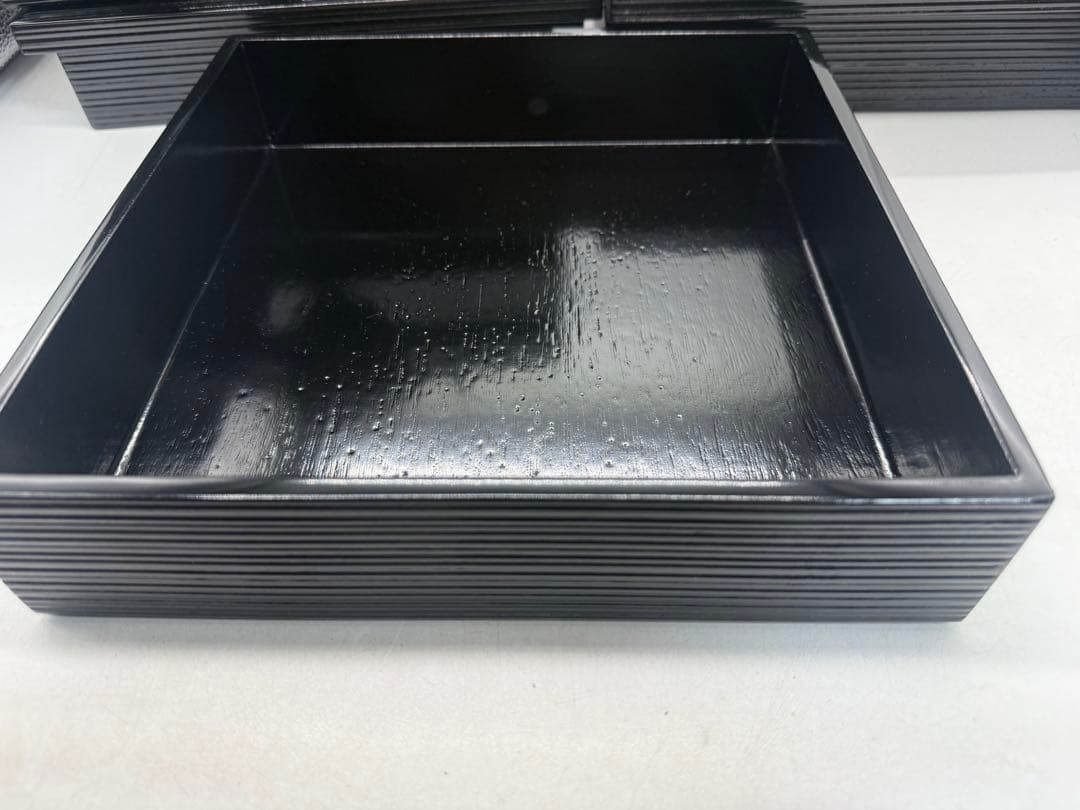 輪島塗 松花堂弁当5客　蒔絵　四つ切　木製 懐石料理251221