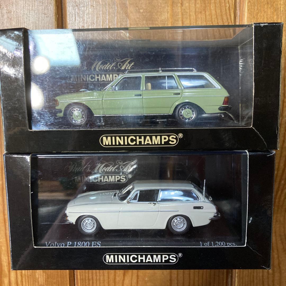 メルセデスベンツ200T・ボルボP1800ES 2台セット