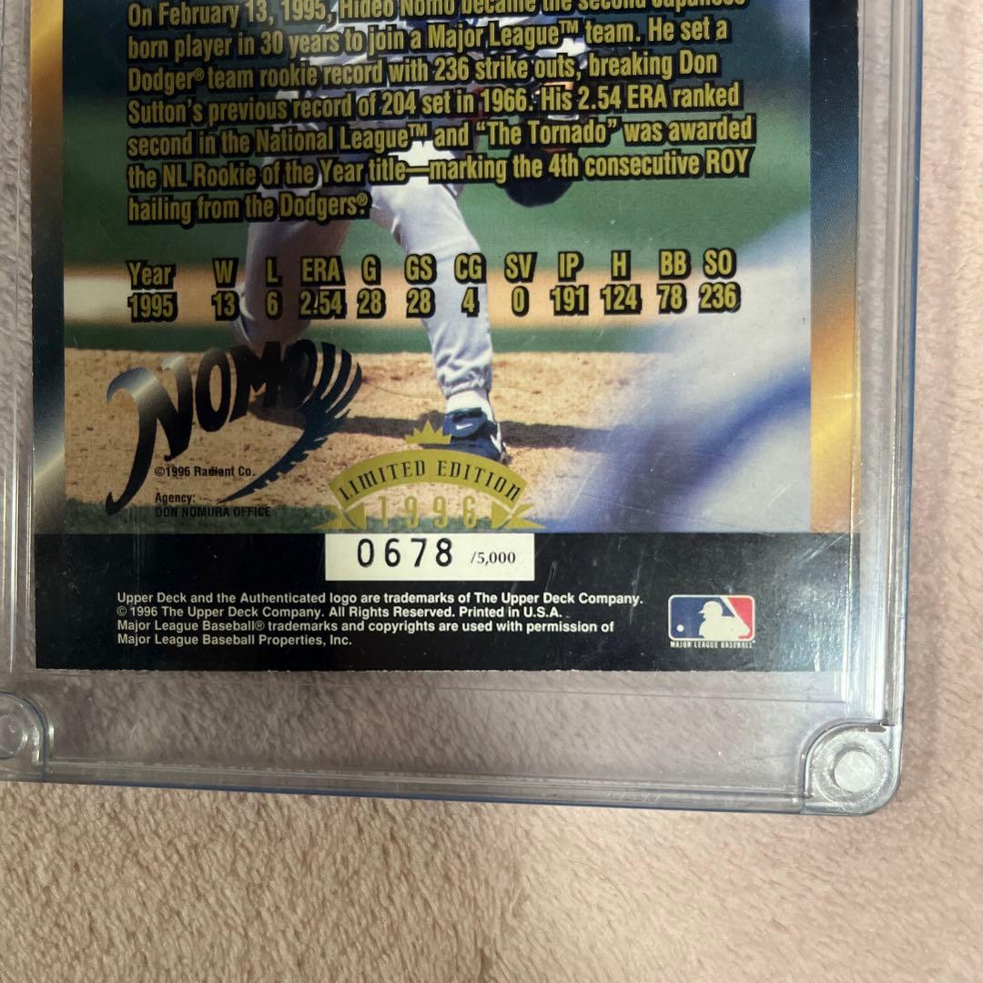 野茂英雄　95ROOKIE OF THE YEAR