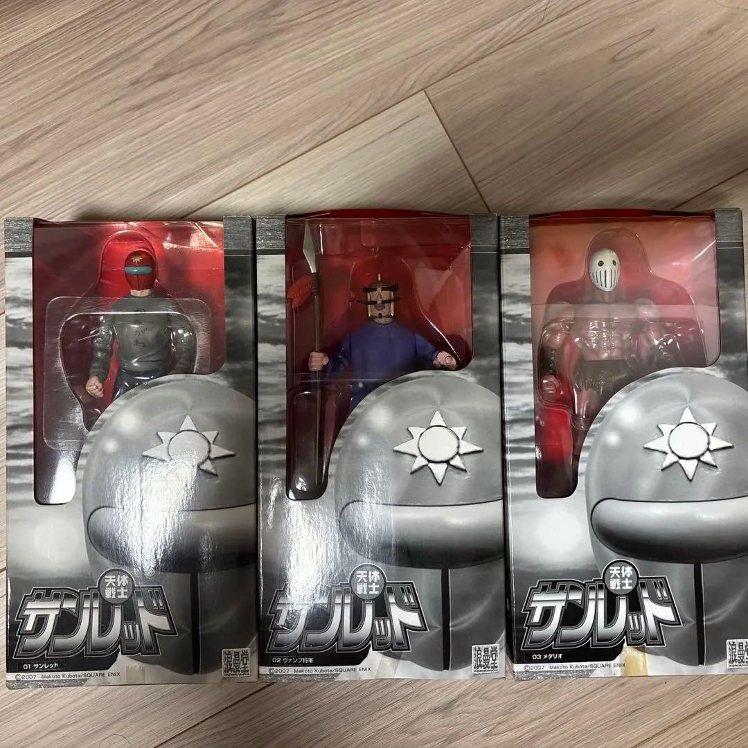 超・漢の魂　サンレッド フィギュア3点セット