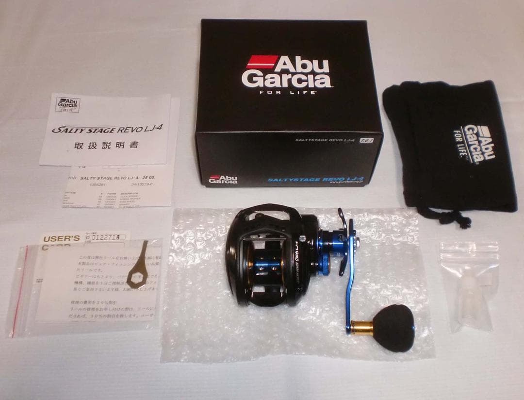 アブガルシア　ソルティーステージレボ　ＬＪ－４（Revo LJ-4）『右巻』新品