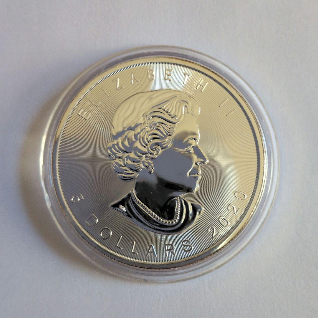 2020年メイプルリーフ銀貨1オンス