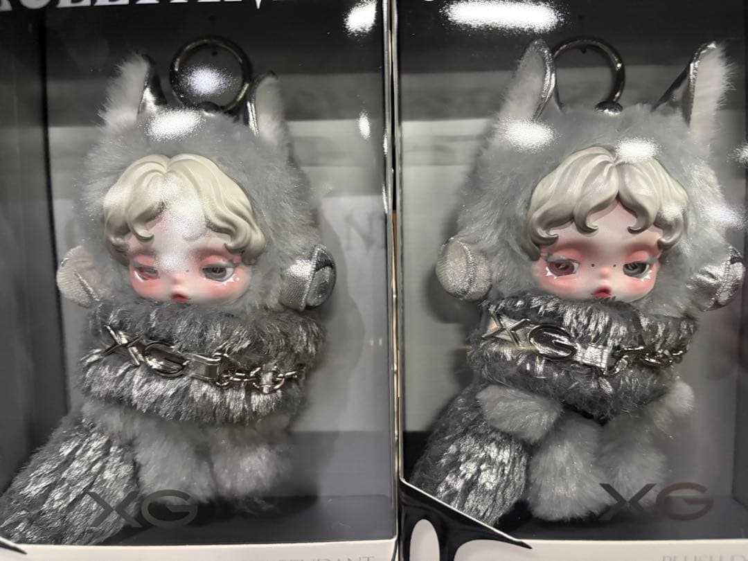 レシート有 ポップマート スカルパンダ XG ぬいぐるみペンダント 4セット