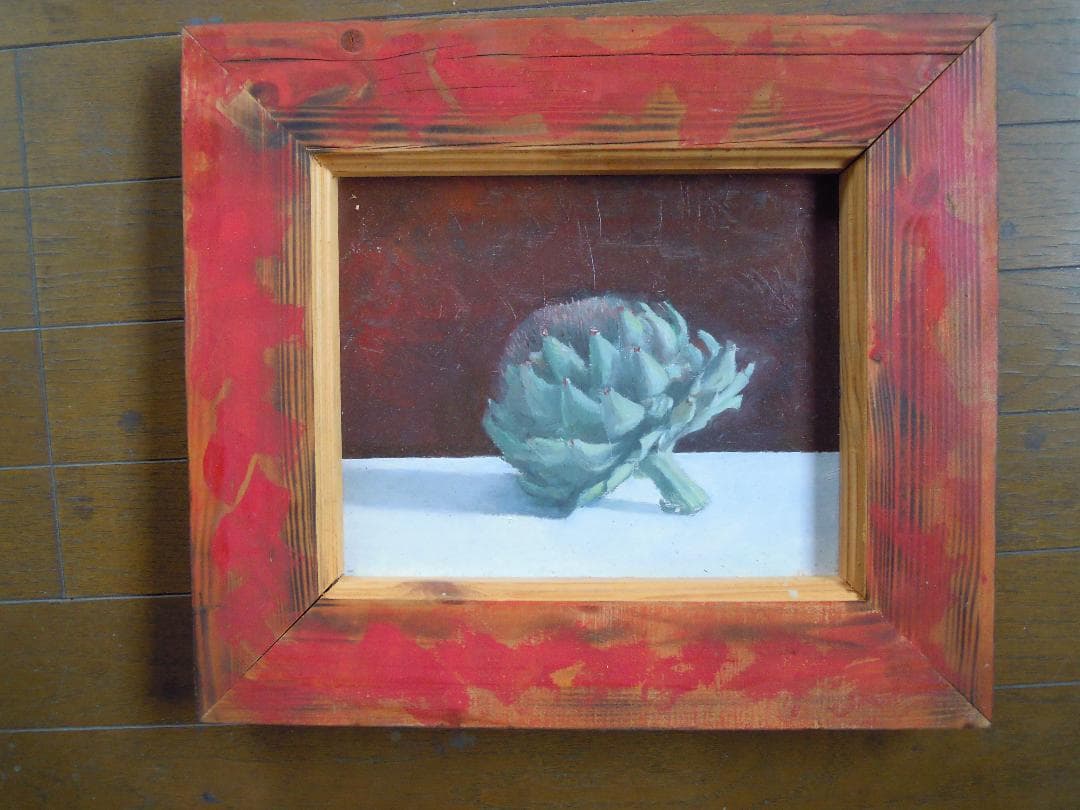 カルチョッハ油彩３号贄田越郎画