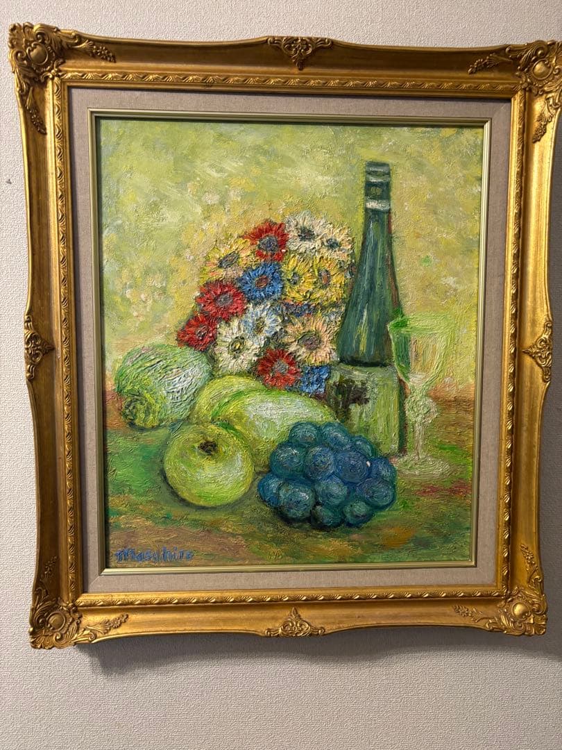 ワインと花と果物