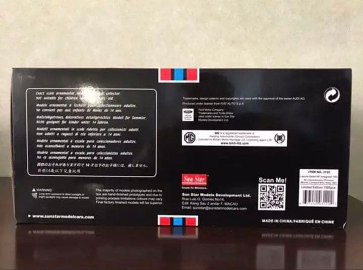 価格変更1/18 サンスター ランチアHFインテグラーレ16V1991WRC優勝