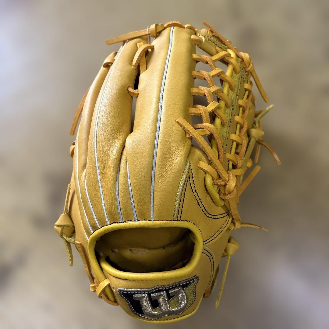 新品未使用タグ付きウィルソン野球グローブ外野手用右利き用
