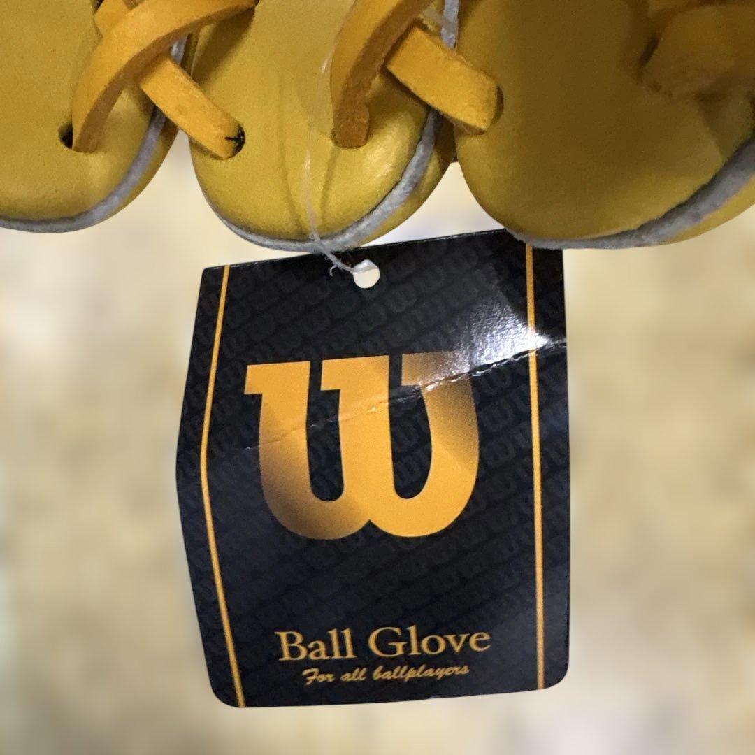 新品未使用タグ付きウィルソン野球グローブ外野手用右利き用
