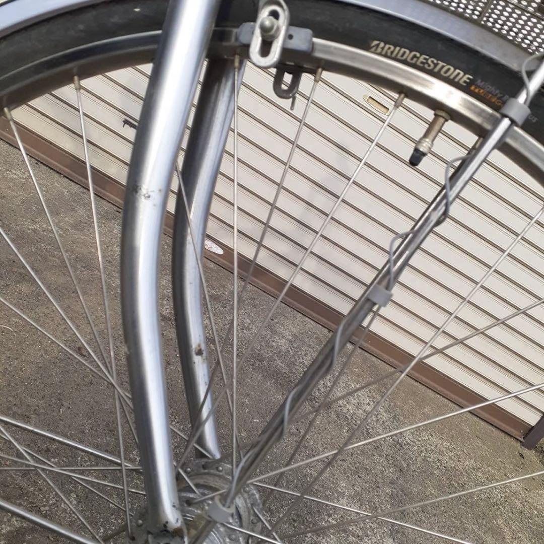 【引取り限定】ブリヂストン　アルベルト　自転車　27　スペアキー2つ　説明書