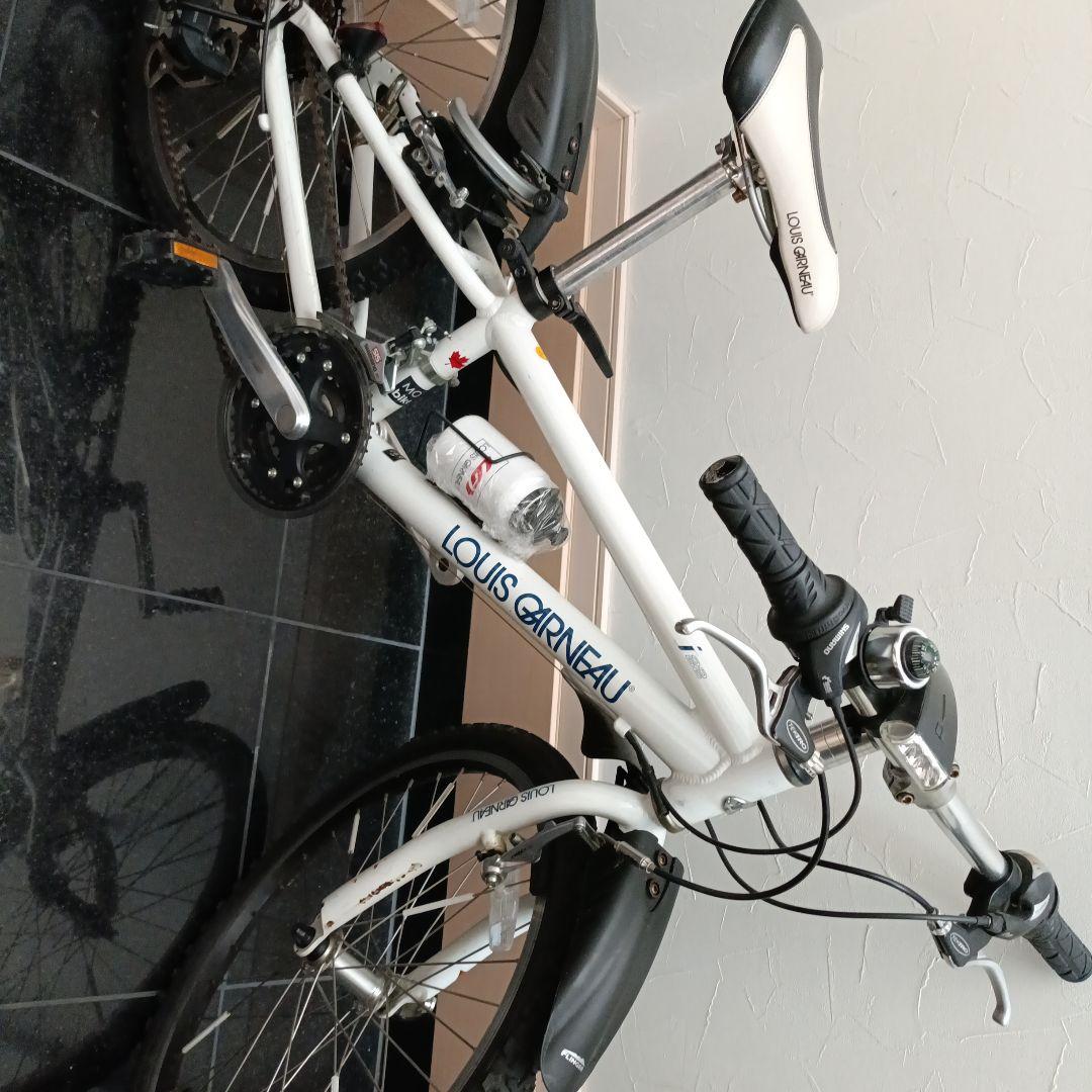 ★引き取り限定★LOUIS GARNEAU 自転車22インチ白
