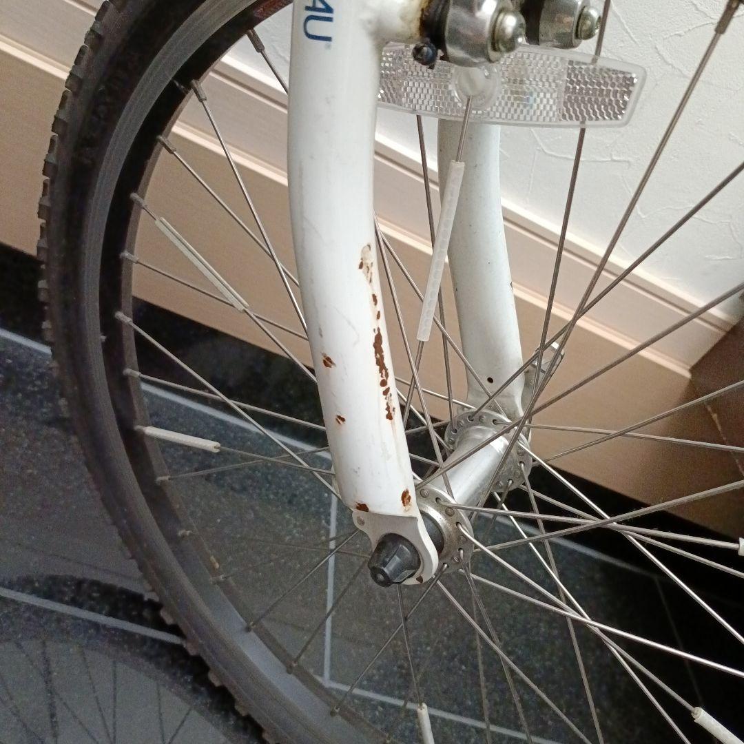 ★引き取り限定★LOUIS GARNEAU 自転車22インチ白