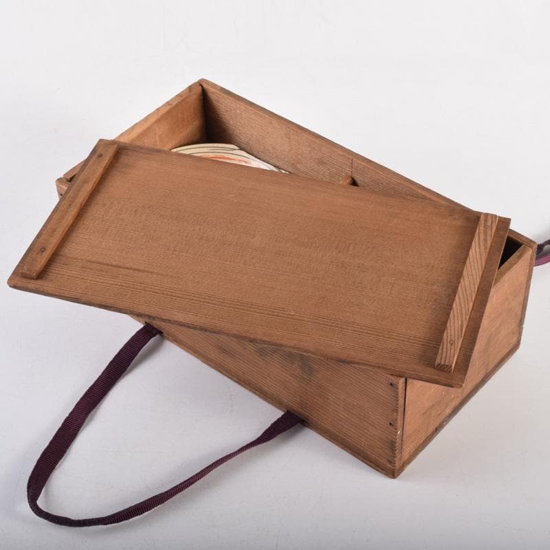 和食器　渦巻文　八角皿　八客　時代箱　C　7941