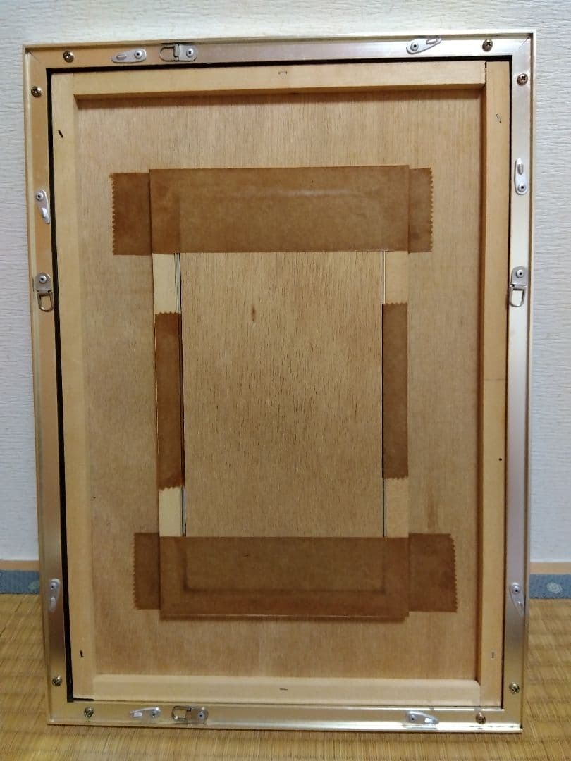 値下げ！　七宝額絵　田村幸夫　孔雀　伝統工芸士　夫婦円満