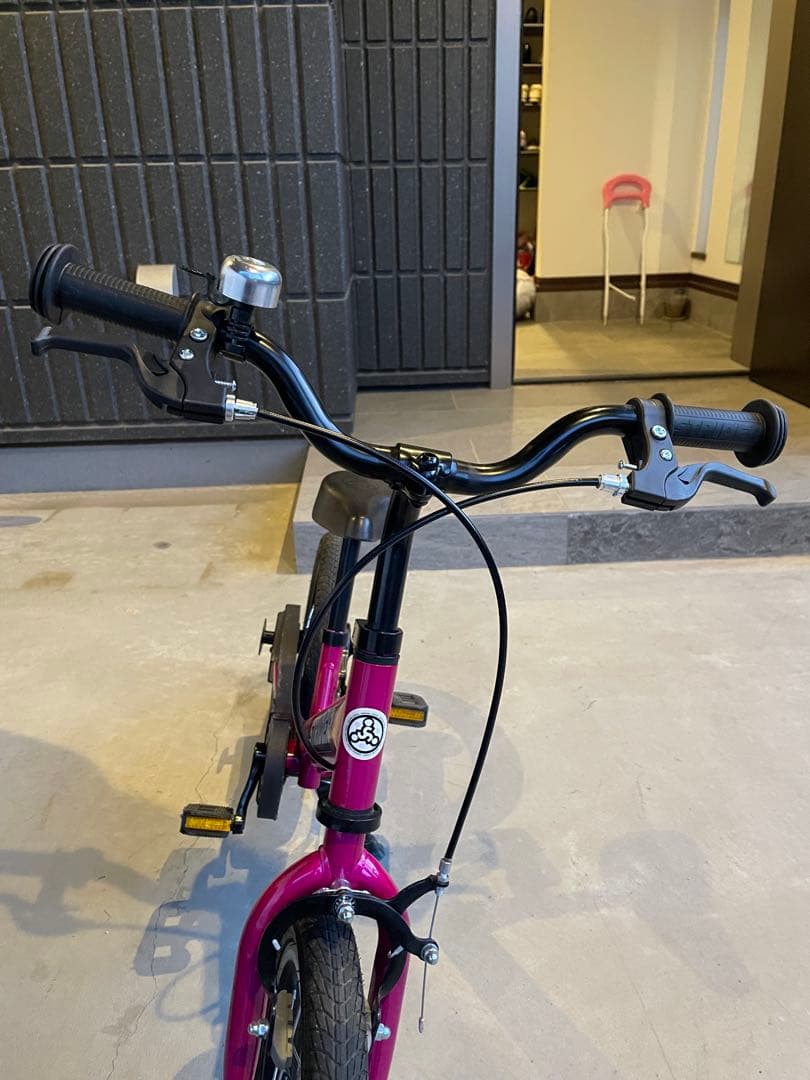 マンボウ　ストライダー 14X ピンク紫　パープル極美品　サイドスタンド付