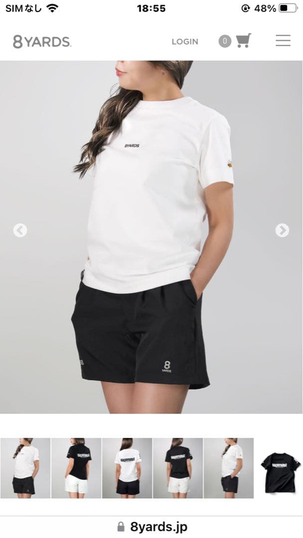 8YARDS 今期完売品 ホワイト Tシャツ Mサイズ