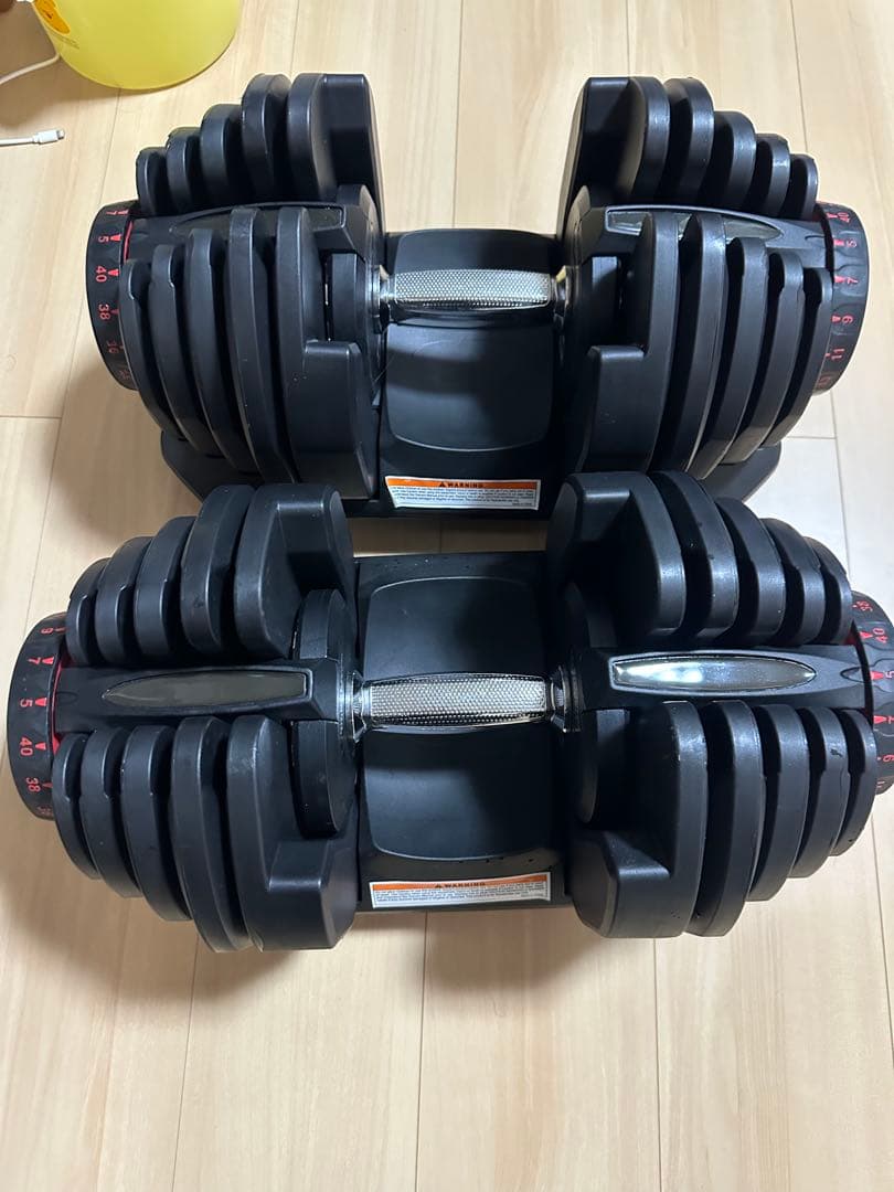 ①写真上側ダンベル 可変式 40kg 2個セット 多機能