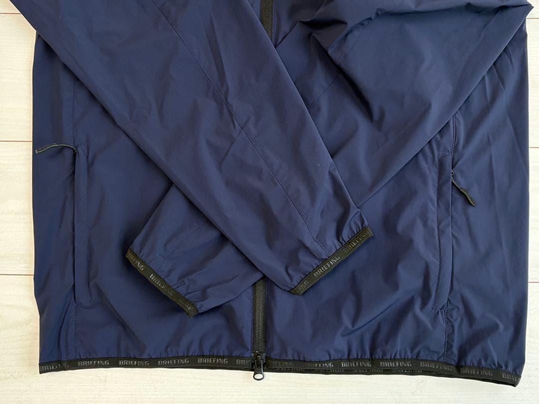 未使用)ブリーフィング ゴルフ ウインドブルゾン メンズ サイズXL ネイビー