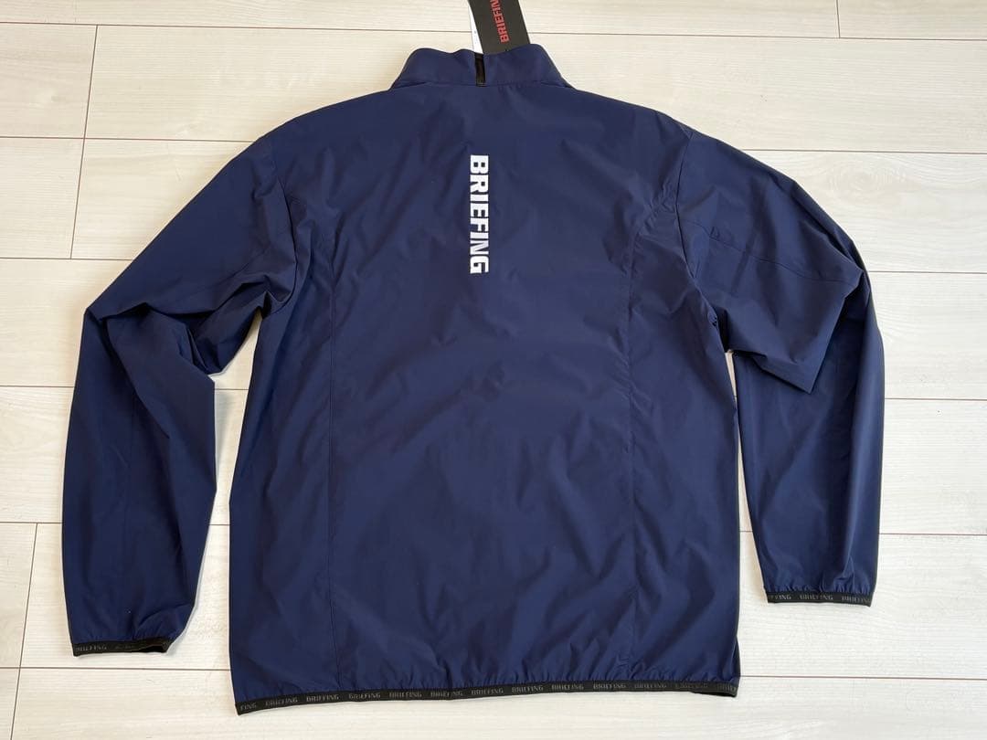 未使用)ブリーフィング ゴルフ ウインドブルゾン メンズ サイズXL ネイビー