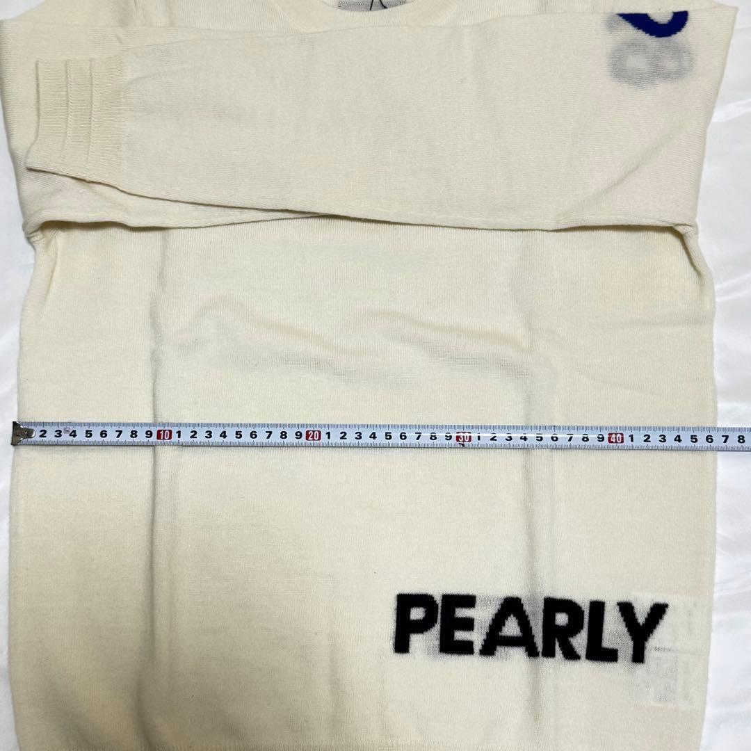 【新品未使用】パーリーゲイツ　 ウール100％ クルーネックニット　4【M】