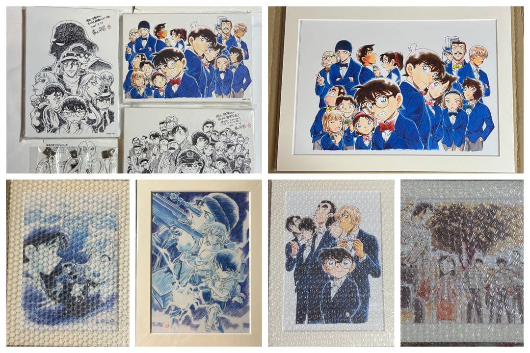 名探偵コナン　100巻記念トリプルアートボード3種&複製原画5種【新品未開封】