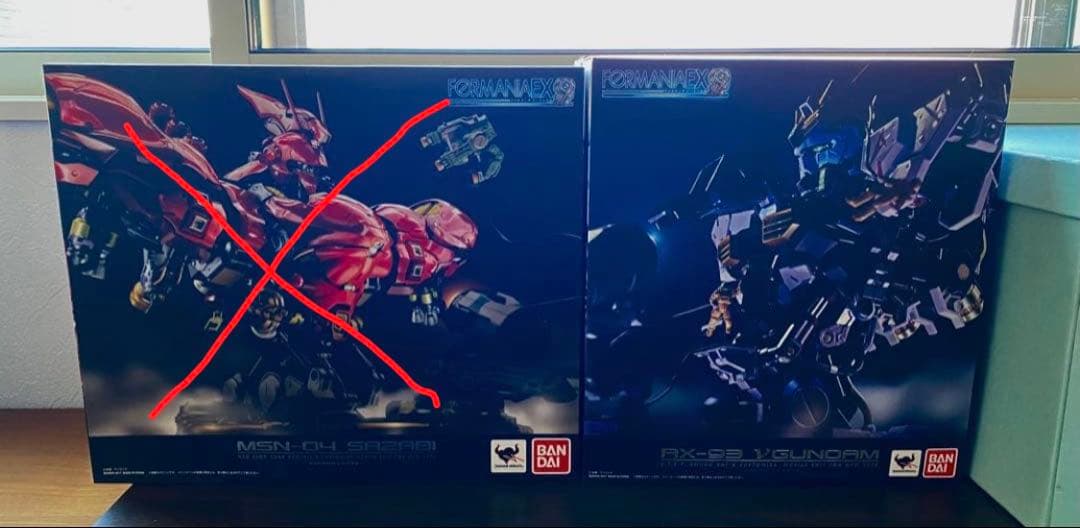 νガンダム、サザビーセット　 フォルマニアEX FRORMANIA EX