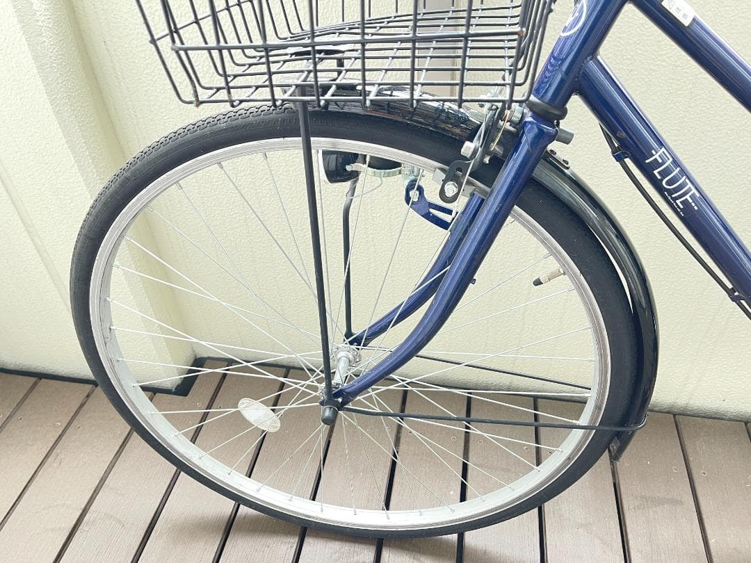 シティ 自転車 フルート27インチ ダイナモライト 変速なし　かなりきれい