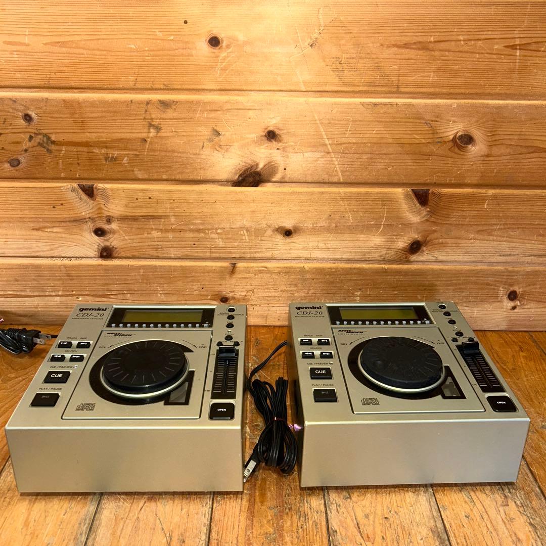 人気モデル GEMINI CDJ-20 CDプレーヤー