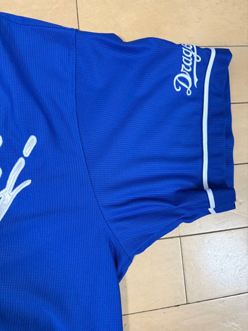 【美品】石伊 9 レプリカユニフォーム Lサイズ ビジター 中日ドラゴンズ