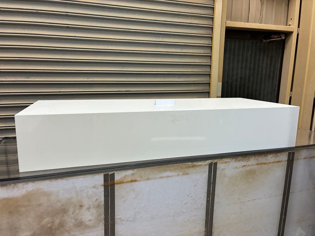 中古120cm水槽用 カバー 白 発送不可になります。