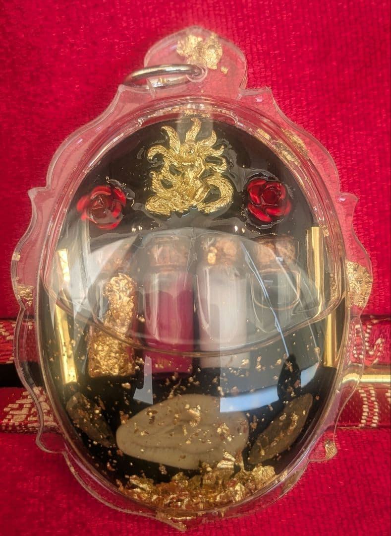 【猫チキ！箱2個付き！】タイのお守りプラクルアン！高級九尾の狐！