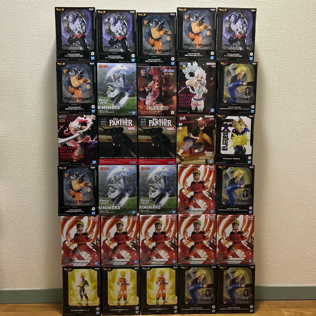 ジャンプ系　フィギュア　プライズ　まとめ売り　30個セット