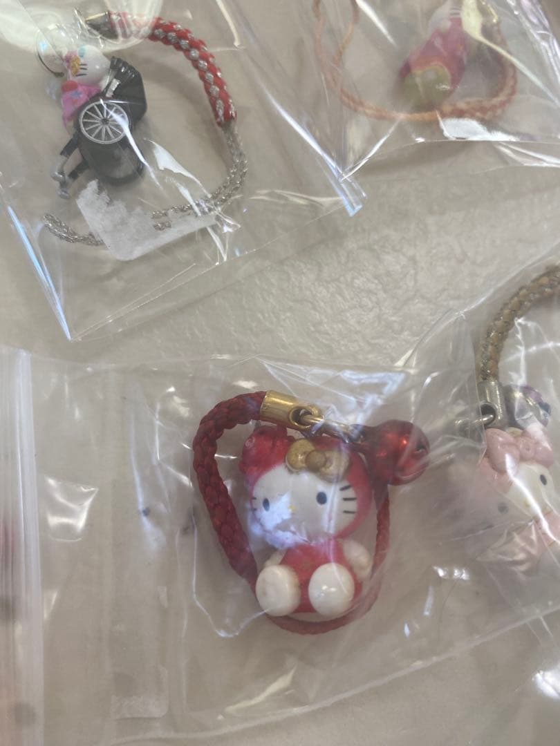 ハローキティ ストラップ セット ご当地　コラボ80点まとめ売り
