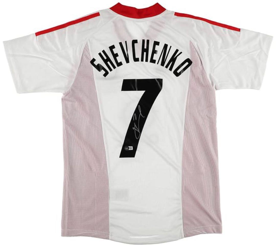 ACミラン シェフチェンコ サイン入り ベケット鑑定済