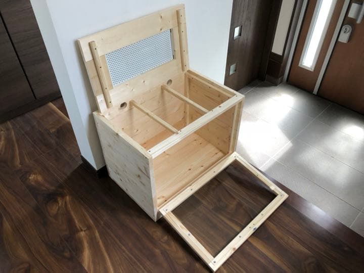 新品 木製 ケージ ハリネズミ ハムスター 小動物 爬虫類 カメレオン トカゲ