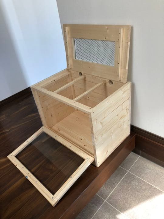 新品 木製 ケージ ハリネズミ ハムスター 小動物 爬虫類 カメレオン トカゲ